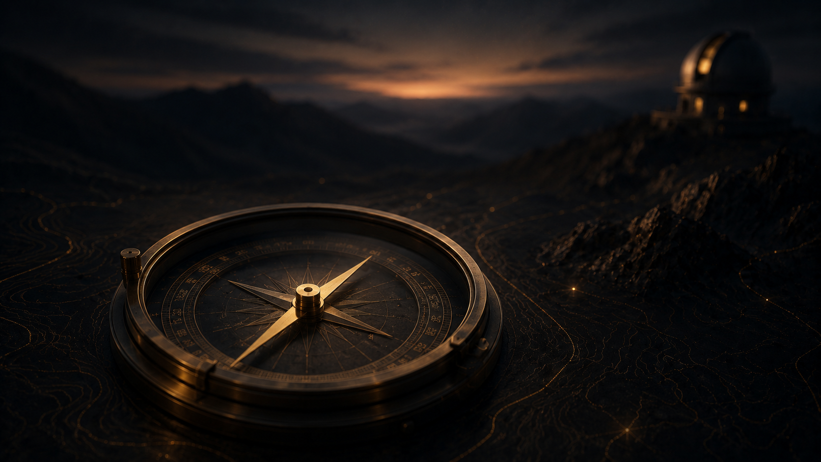 A compass representing judgment before task management
